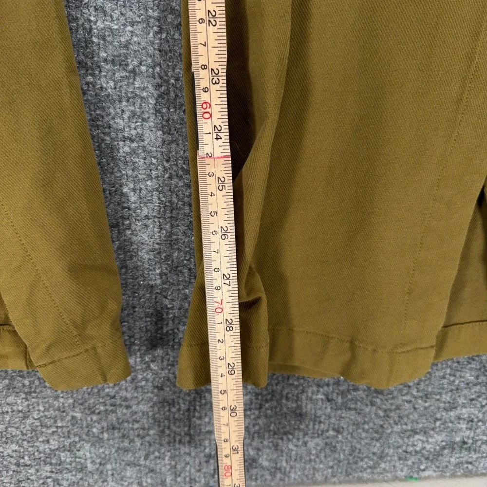 Free People Flare Pants Women XL Mustard Yellow Split Hem Boho High Rise Stretch